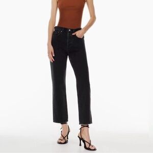 Joni High Rise Loose Denim Forum Jeans 29 Aritzia Black
